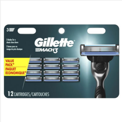 Gillette Mach 3 Manual Shaving Razor Blades - 2s Pack (Cartridge)
