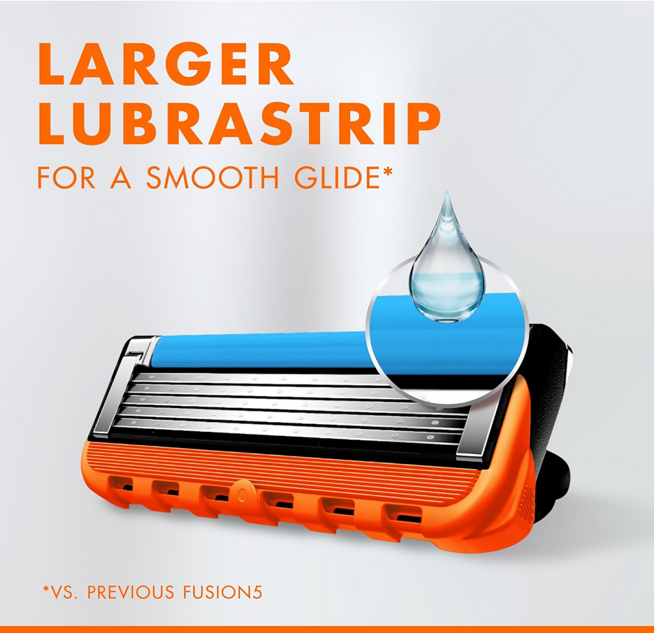 Gillette Fusion 5 for Long Lasting Shave Megapack of 8 Blades
