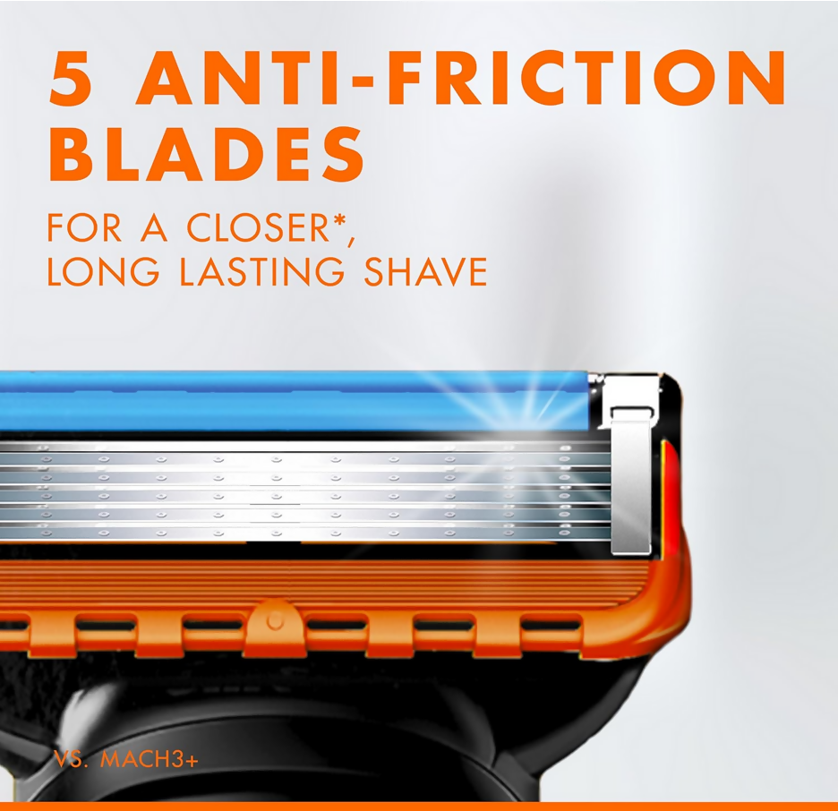 Gillette Fusion 5 for Long Lasting Shave Megapack of 8 Blades