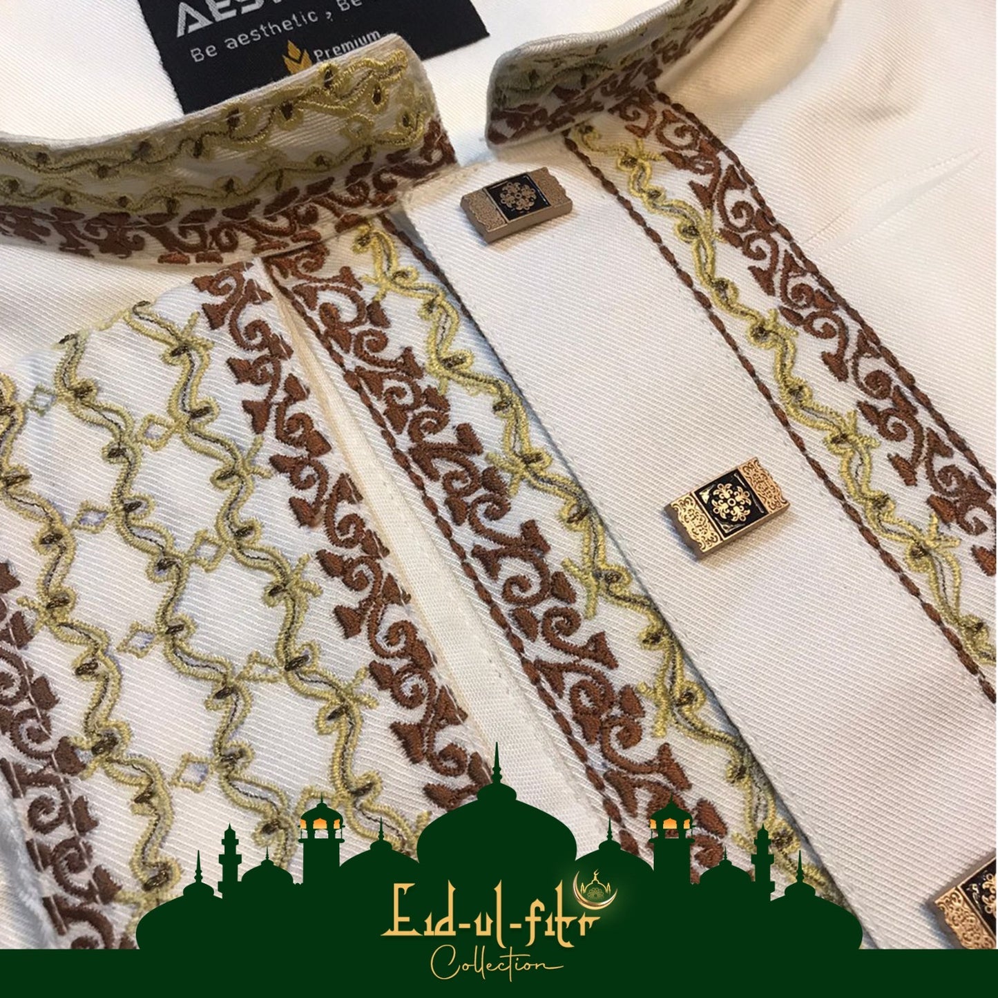 Aesthetic Embroidered ELITE Quality Panjabi – AP57