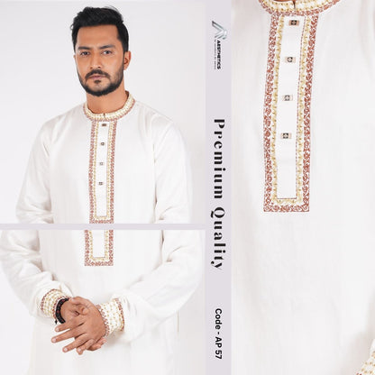 Aesthetic Embroidered ELITE Quality Panjabi – AP57