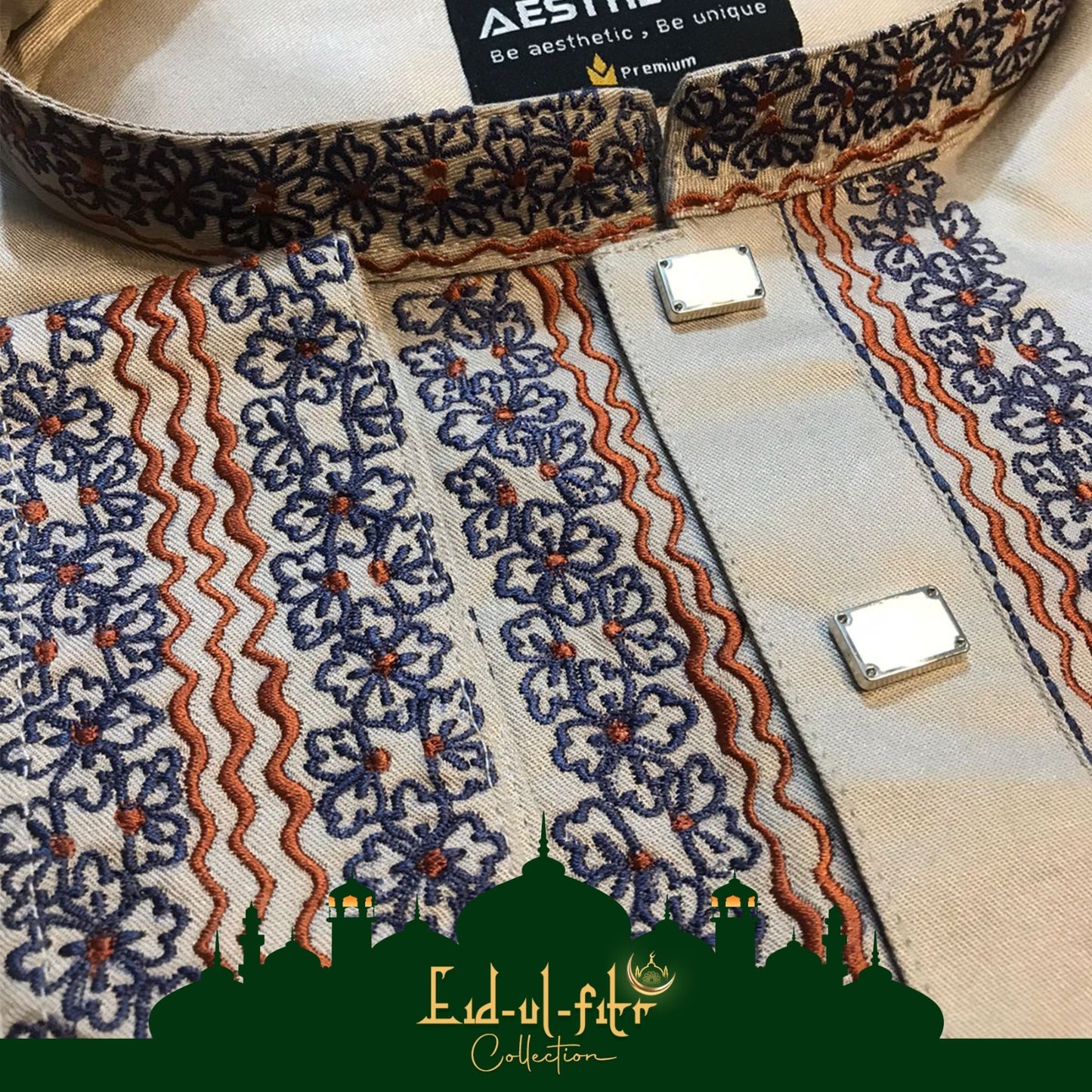 Aesthetic Embroidered ELITE Quality Panjabi – AP58