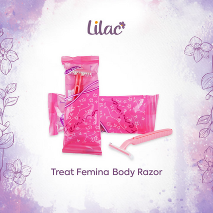 Treet Femina Body Razor (Pack of 12 ) - Pakistan