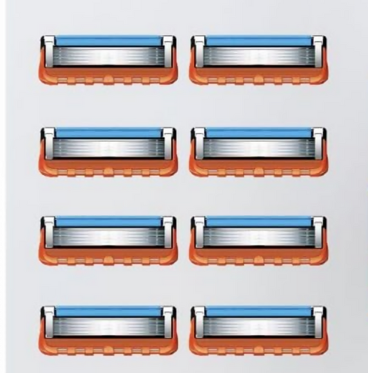 Gillette Fusion 5 for Long Lasting Shave Megapack of 8 Blades
