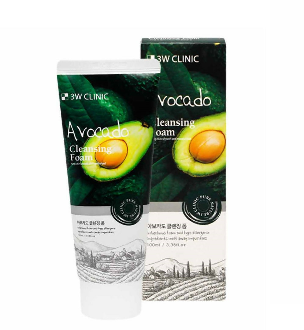 0666938_3w-clinic-avocado-cleansing-foam-100ml