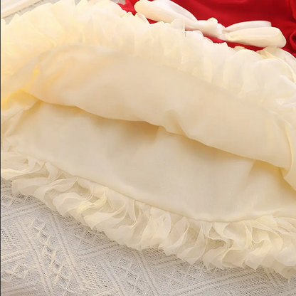 Original China Imported Red & Almond Frock
