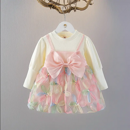 Original China Imported Pinkish Grey Frock