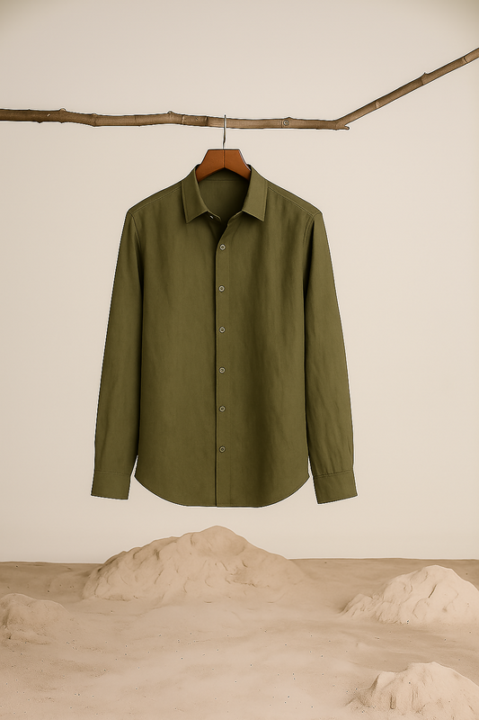 20250728_1623_Olive-Green-Shirt_remix_01k188qxzmerkbgbjt6z051mvh