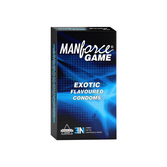 Manforce Game Exotic Flavoured Full Box Condoms - 3 Pcs in 12 Pack (India)