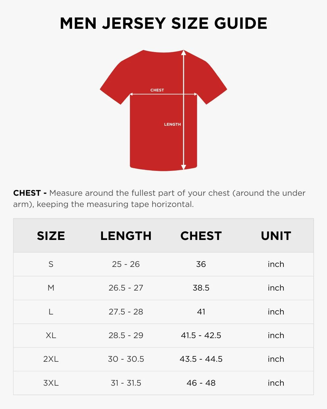 Men-jersey-size-guide