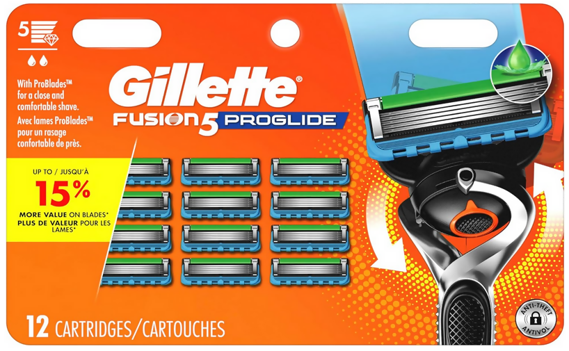Gillette ProGlide Men's Razor Blade - 12 Refills