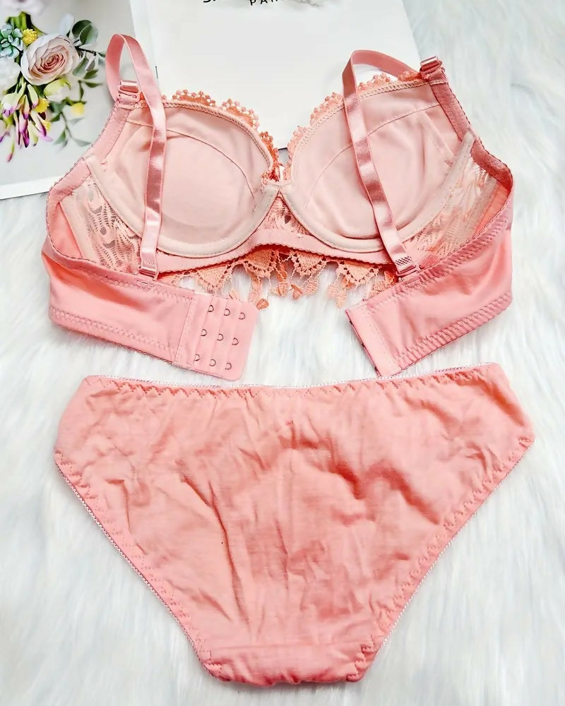 Peach-Pink-China-Love-Bra-Panty-Set-4