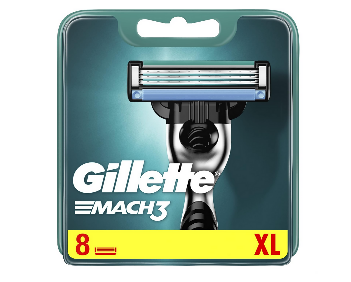 Gillette Mach3 Razor Blades Men - Pack of 8