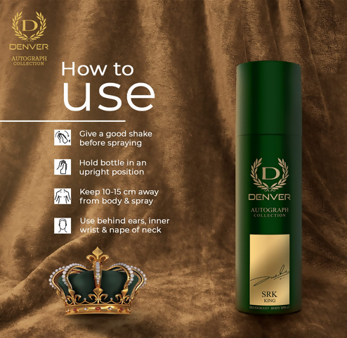 Screenshot 2025-08-03 at 23-33-34 Buy DENVER SRK King Deodorant Autograph Collection - (140ML) Long Lasting Luxury Deo Spray - For Men Online at Low Prices in India - Amazon.in