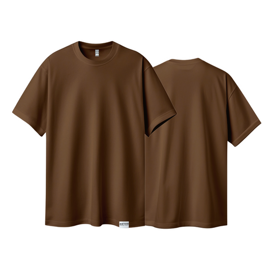 T-Shirt-Mock-BOth-Side-Coffee